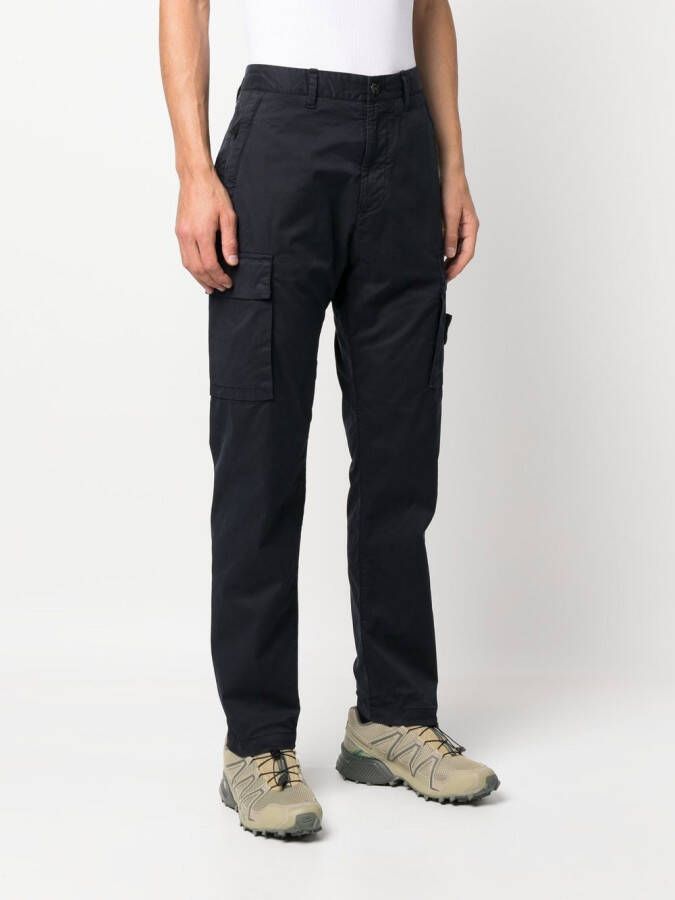 Stone Island Straight broek Blauw