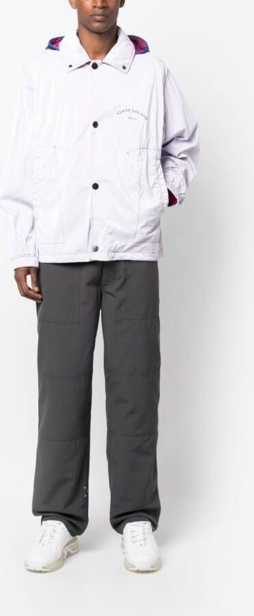 Stone Island Jack met capuchon Roze