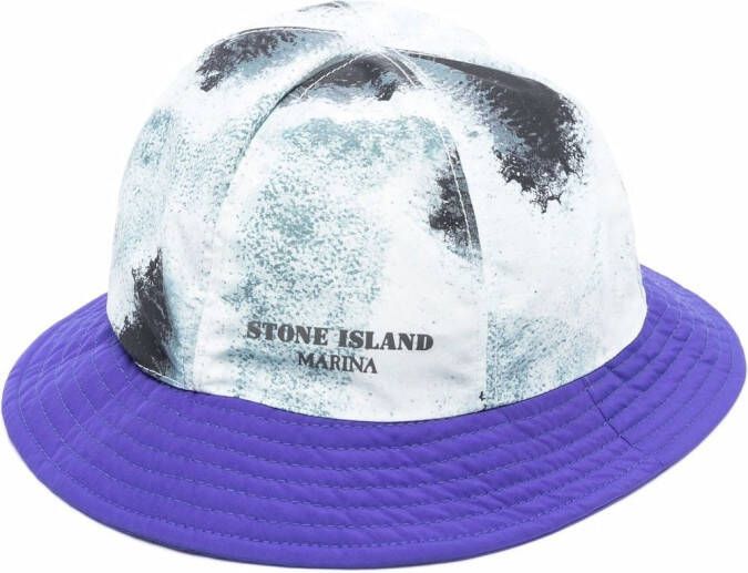 Stone Island Omkeerbare vissershoed Blauw