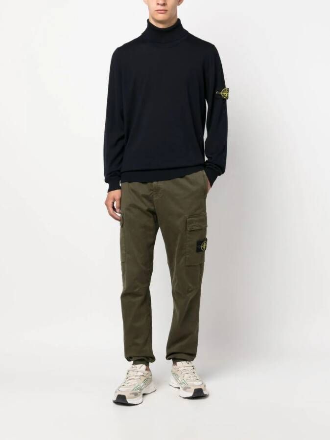 Stone Island Coltrui van scheerwol Blauw