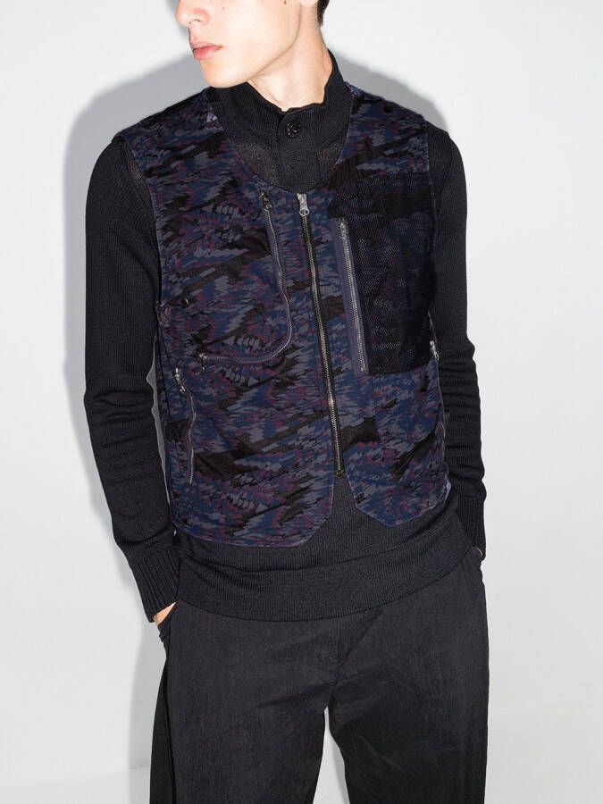 Stone Island Shadow Project Cargo gilet Paars