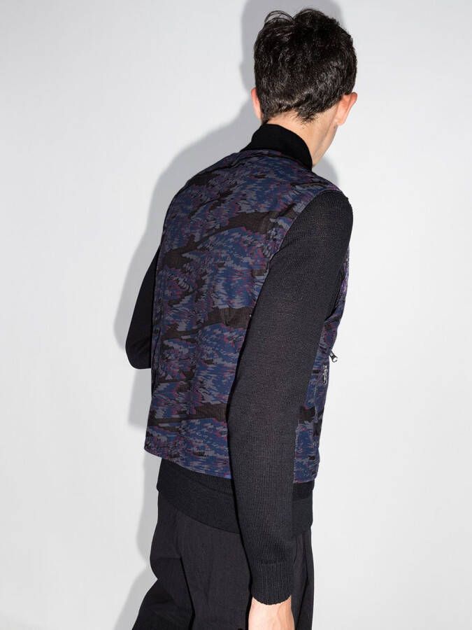 Stone Island Shadow Project Cargo gilet Paars