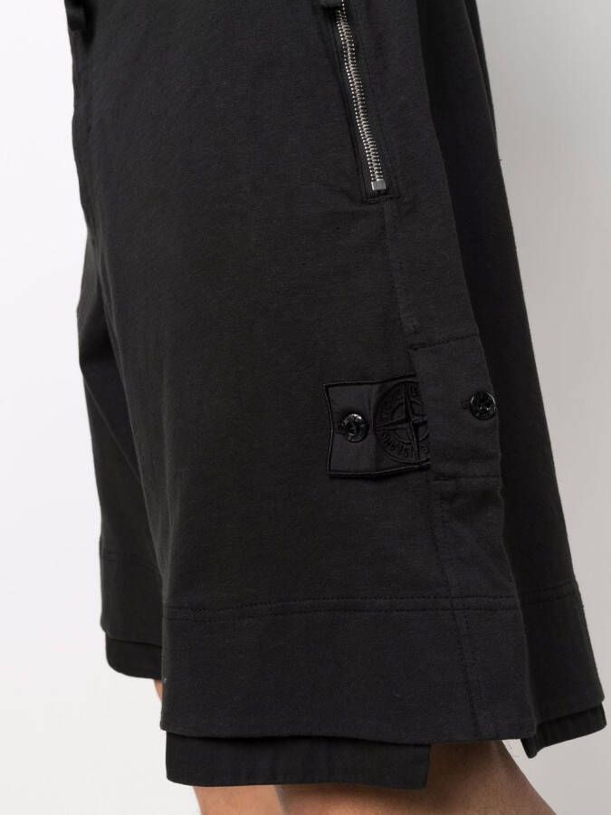 Stone Island Shadow Project Bermuda shorts Zwart