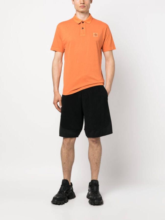 Stone Island Shadow Project Trainingsshorts met trekkoordtaille Zwart