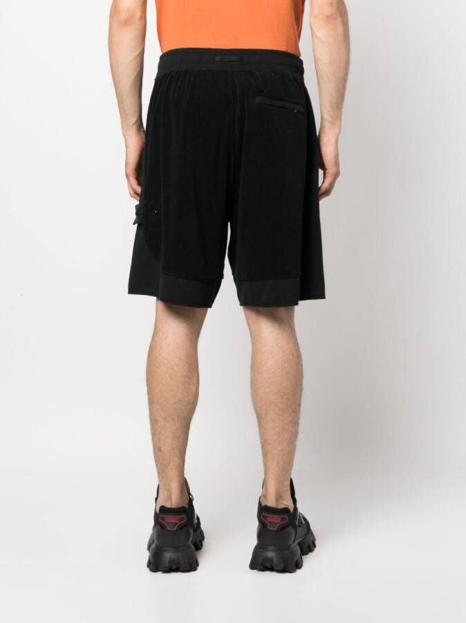 Stone Island Shadow Project Trainingsshorts met trekkoordtaille Zwart