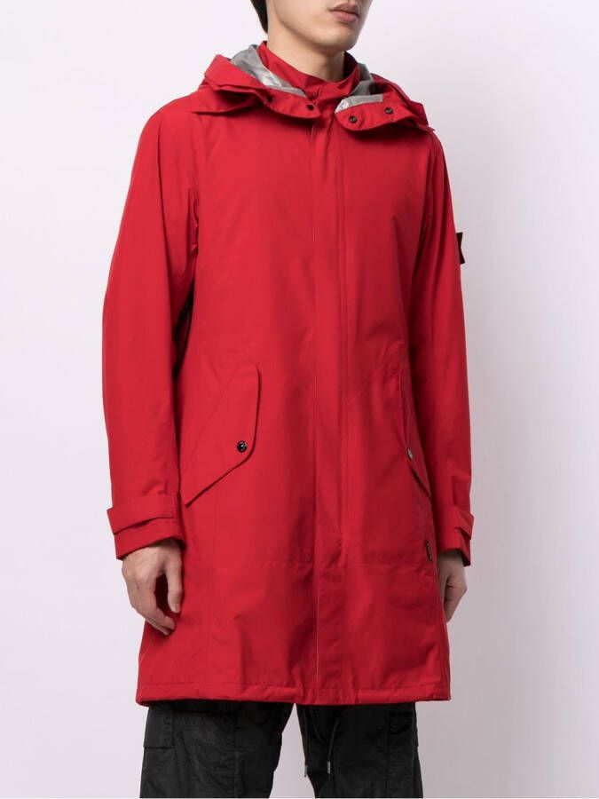 Stone Island Shadow Project Gore-tex parka Rood