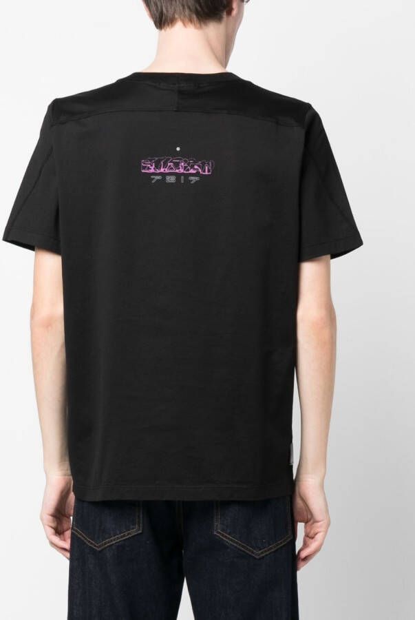 Stone Island Shadow Project T-shirt met print Zwart