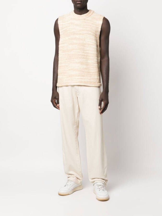 Stone Island Shadow Project Hemd met ronde hals Beige