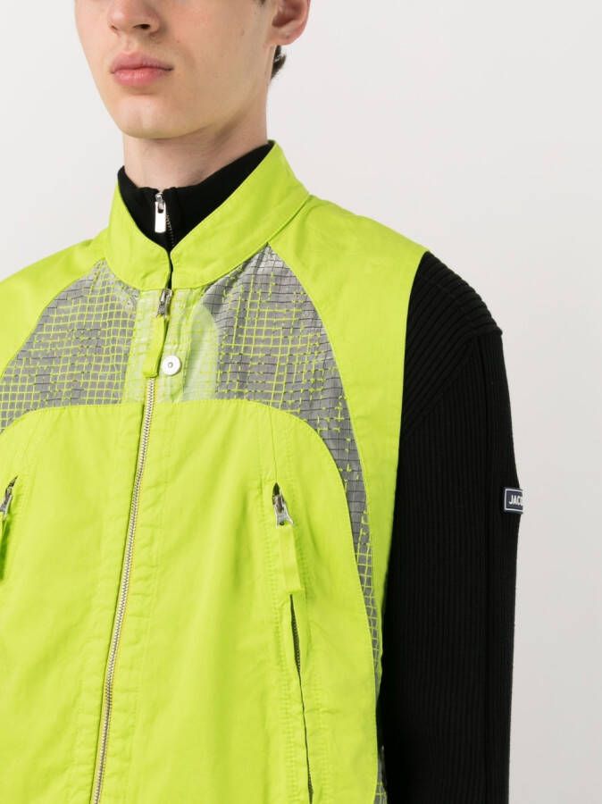 Stone Island Shadow Project Hemd met mesh vlak Groen