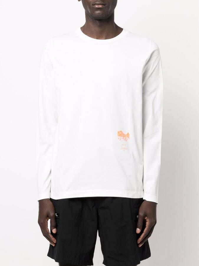 Stone Island Shadow Project T-shirt met logoprint Wit