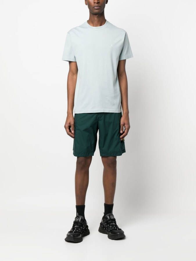 Stone Island Shorts met Compass-logopatch Groen