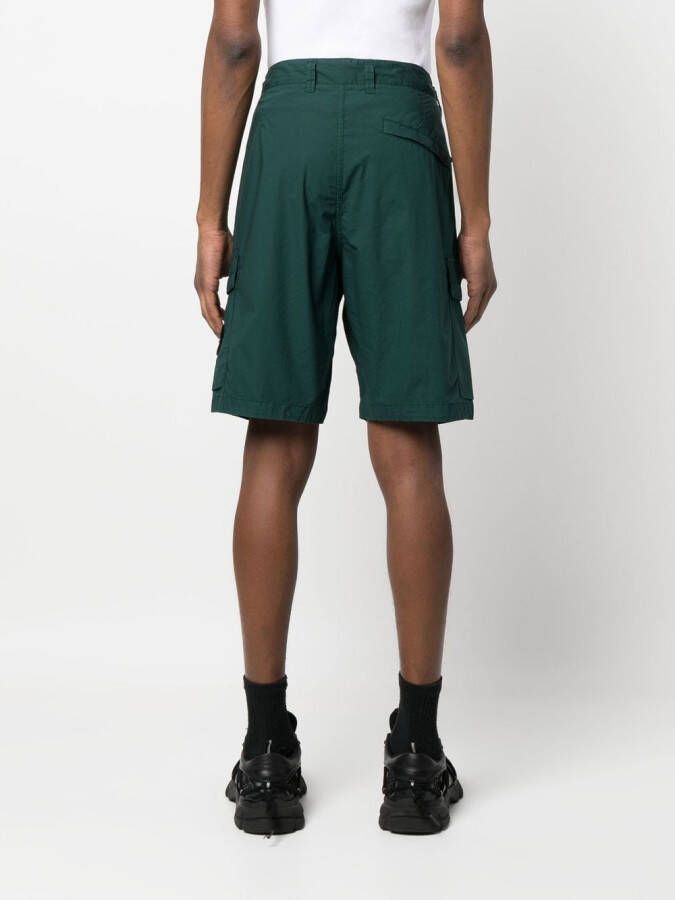 Stone Island Shorts met Compass-logopatch Groen