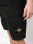 Stone Island Shorts met Compass-patch Zwart - Thumbnail 5