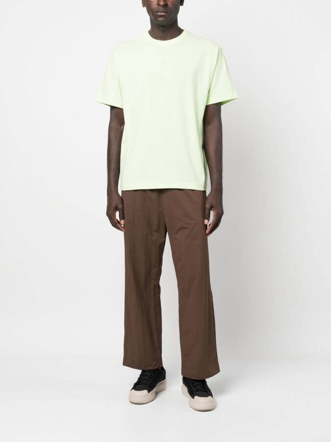 Stone Island T-shirt met geborduurd logo Groen