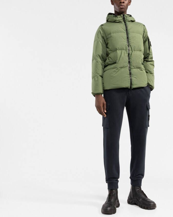 Stone Island Trainingsbroek met toelopende pijpen Blauw