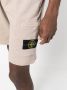 Stone Island Trainingsshorts met logopatch Beige - Thumbnail 5