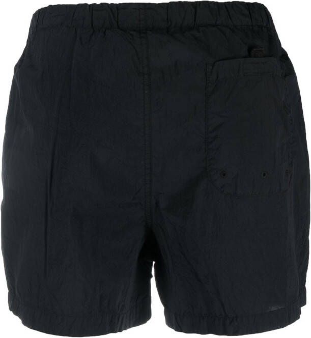 Stone Island Zwembroek met logopatch Blauw