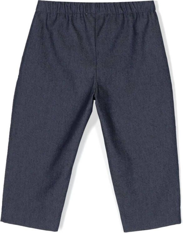 Studio Clay Broek met elastische taille Blauw
