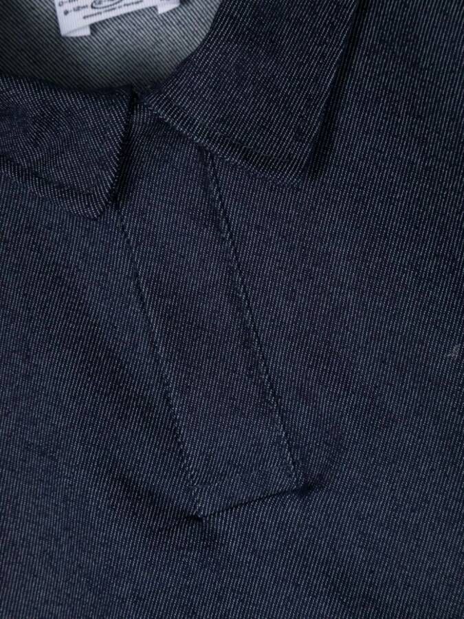 Studio Clay Poloshirt met print Blauw