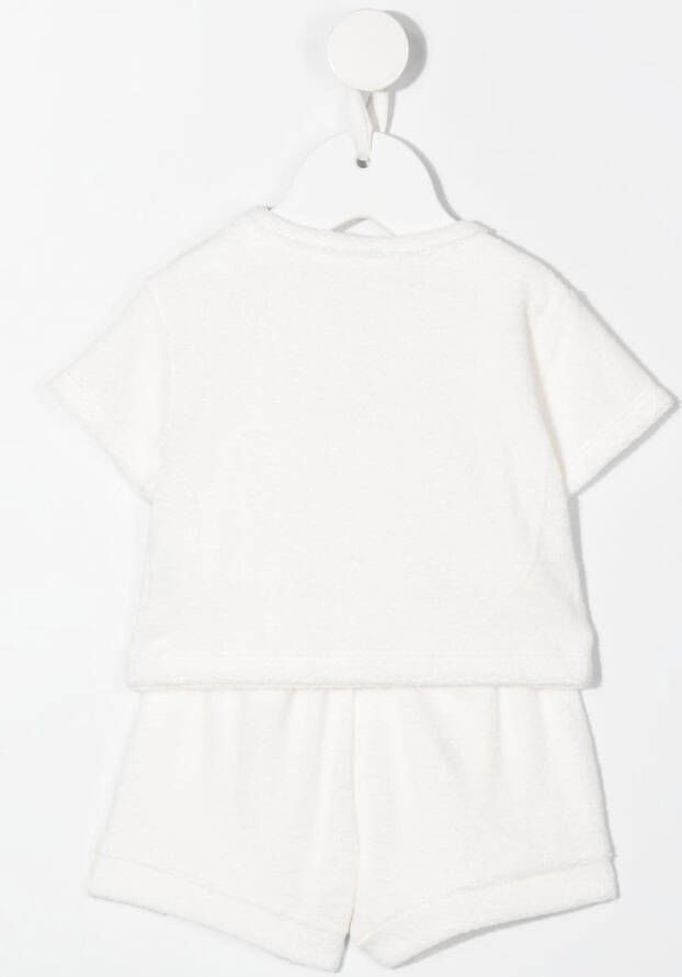 Studio Clay Shorts met logoprint Wit