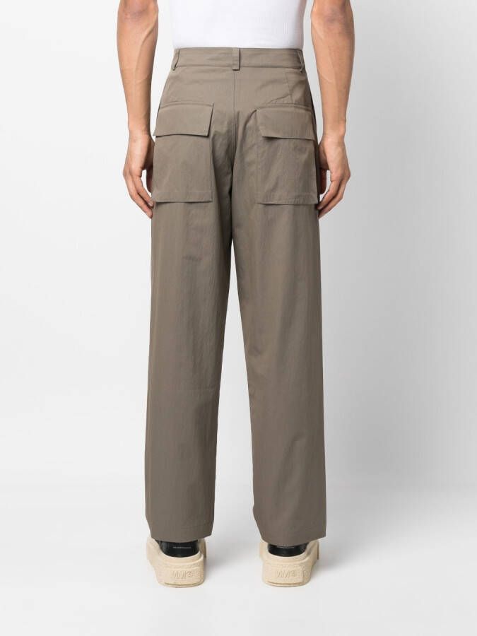 Studio Nicholson Broek met toelopende pijpen Beige