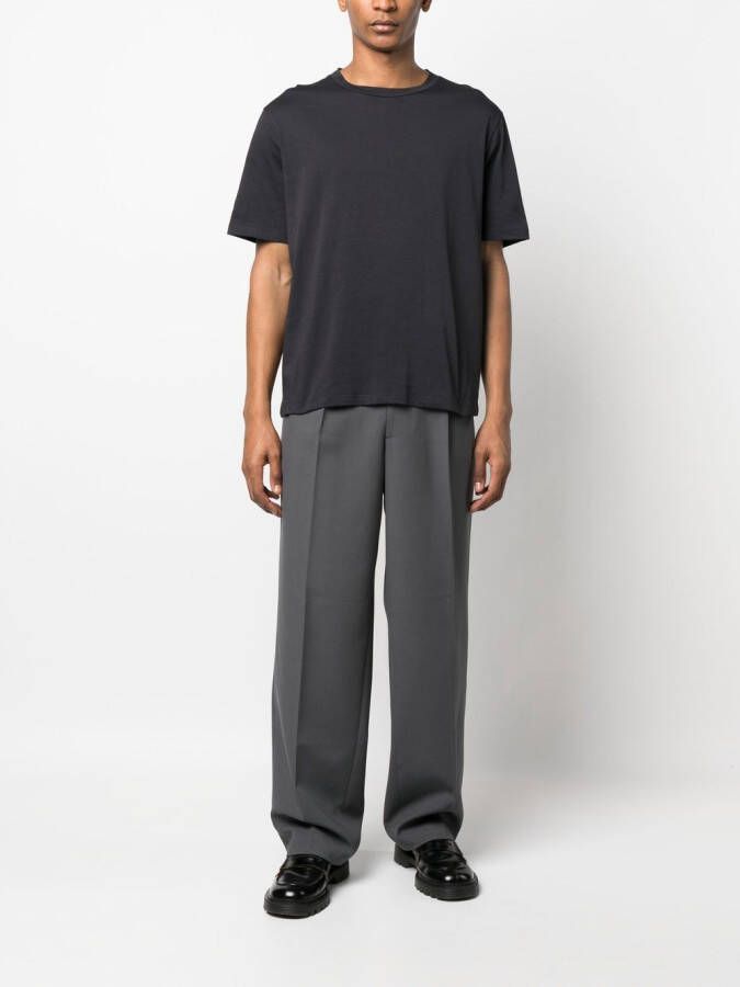 Studio Nicholson Katoenen T-shirt Blauw