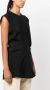 Studio Nicholson Gesmockte tanktop Zwart - Thumbnail 4