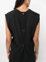 Studio Nicholson Gesmockte tanktop Zwart - Thumbnail 5