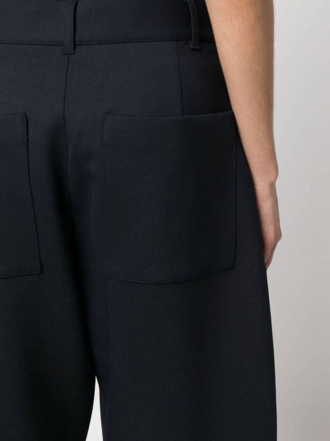 Studio Nicholson Broek met wijde pijpen Blauw