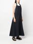 Studio Nicholson Jurk met open rug Blauw - Thumbnail 3