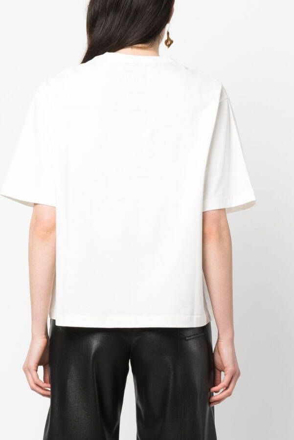 Studio Nicholson Katoenen T-shirt Wit