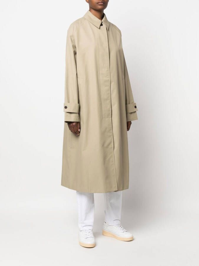 Studio Nicholson Regenjas van katoenblend Beige