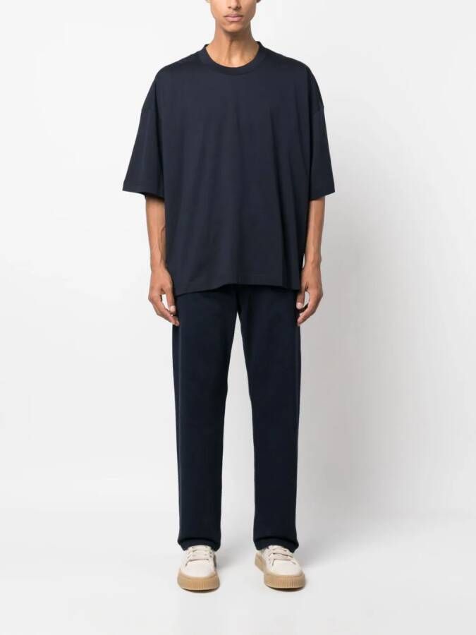 Studio Nicholson T-shirt met korte mouwen Blauw