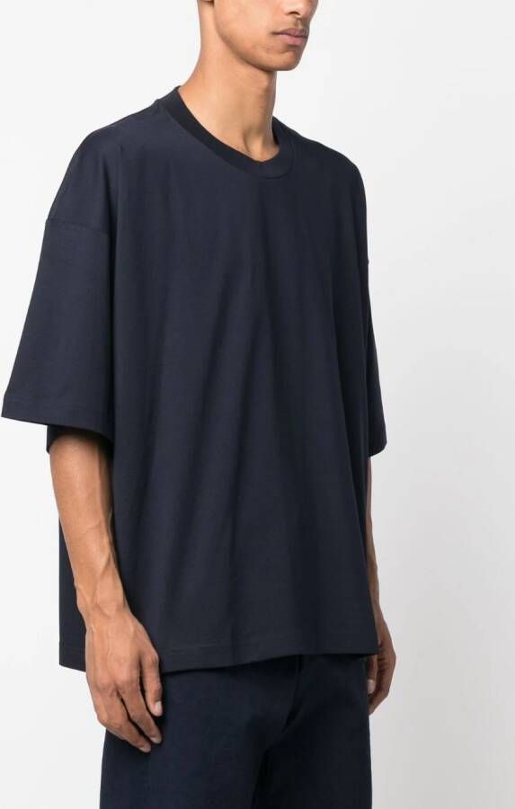 Studio Nicholson T-shirt met korte mouwen Blauw