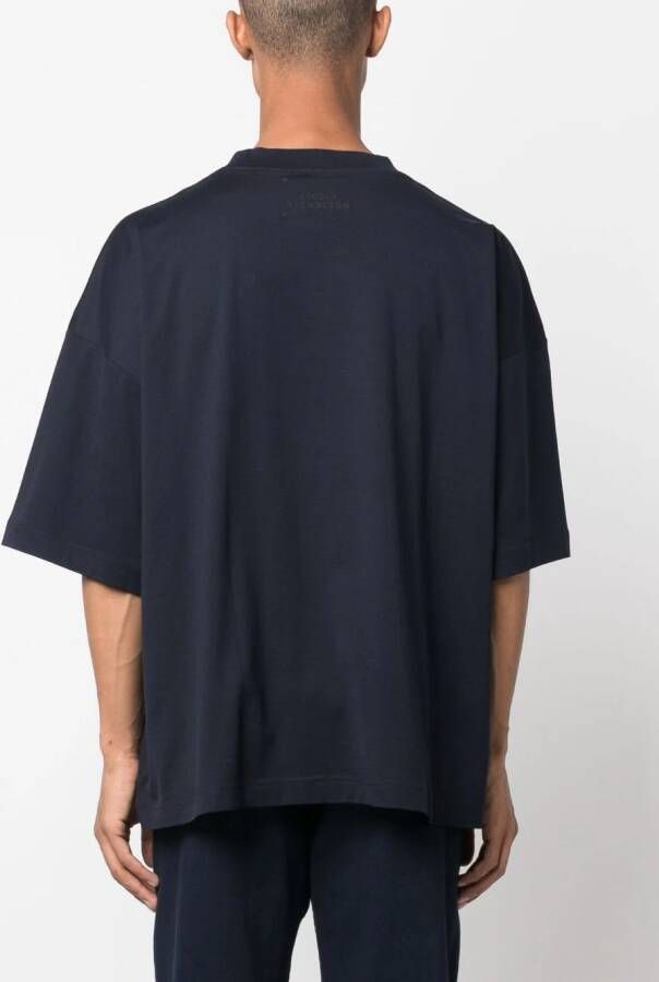 Studio Nicholson T-shirt met korte mouwen Blauw