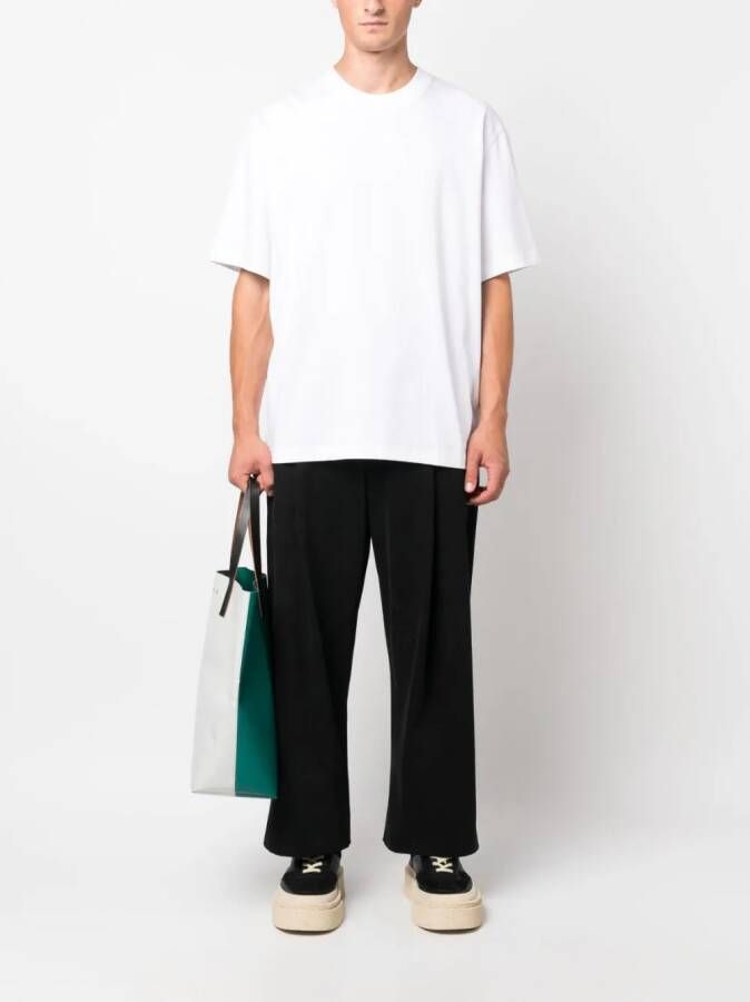 Studio Nicholson T-shirt met ronde hals Wit