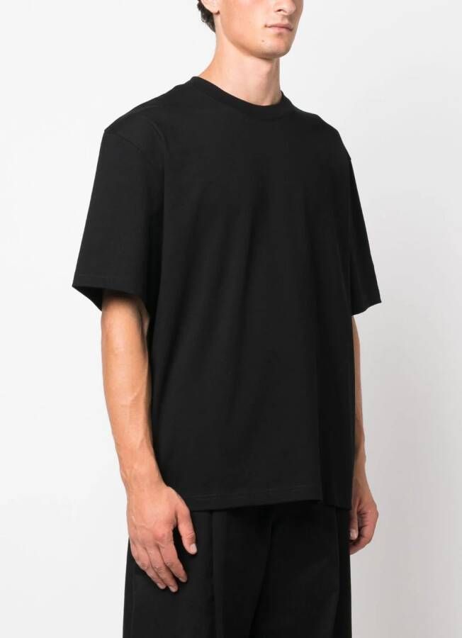 Studio Nicholson T-shirt met ronde hals Zwart