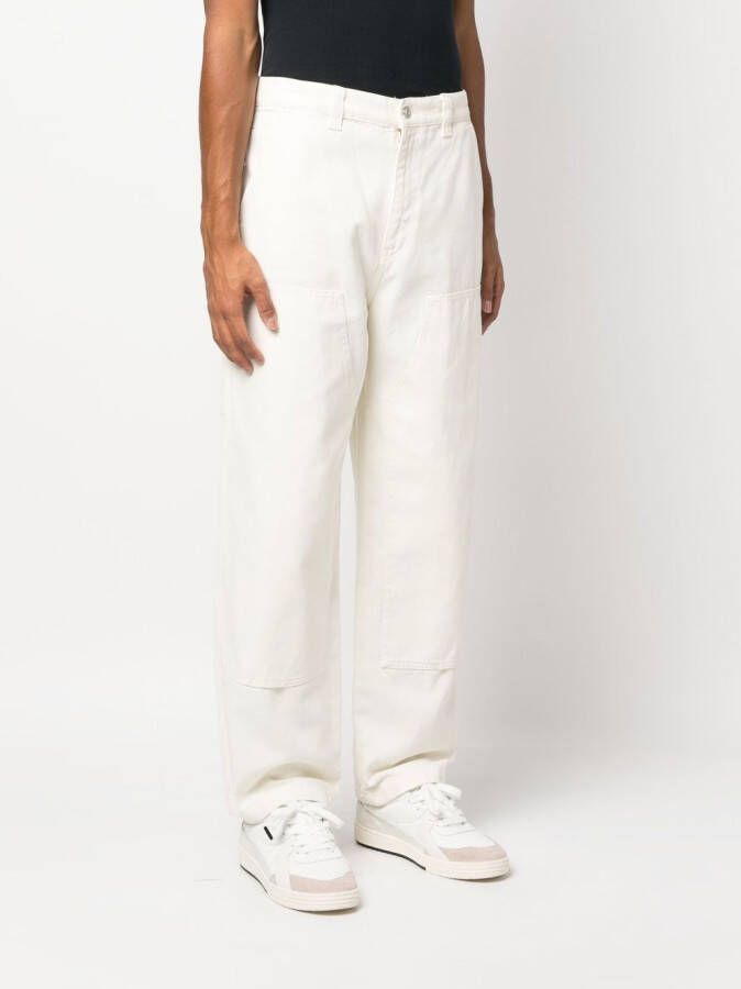 Stüssy Work katoenen broek Beige