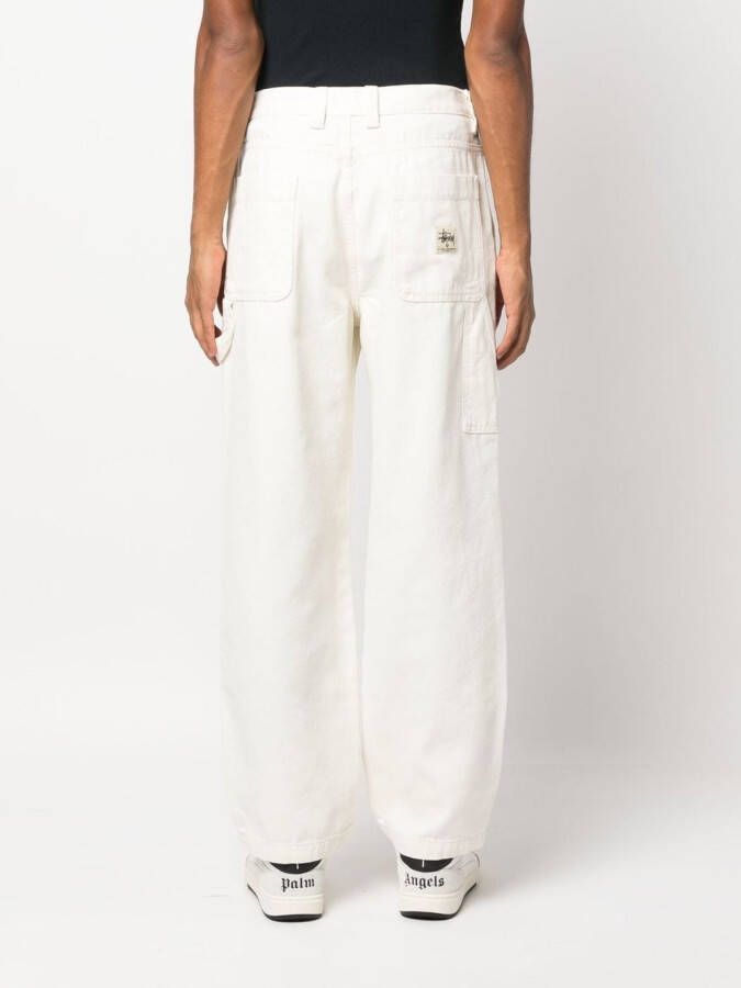 Stüssy Work katoenen broek Beige