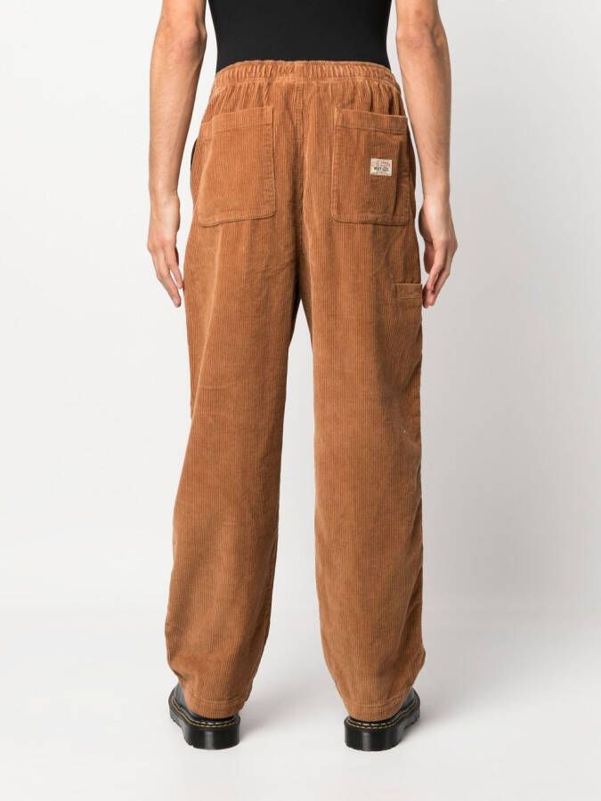Stüssy Ribfluwelen broek Bruin