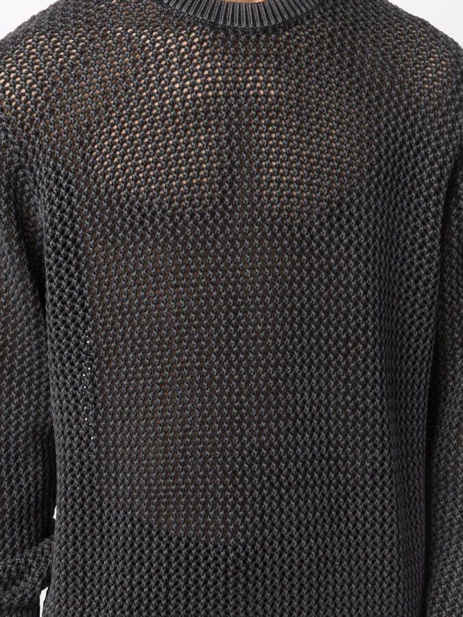 Stüssy Ruimvallende sweater Zwart