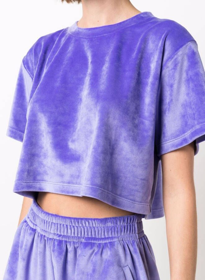STYLAND Cropped T-shirt Paars