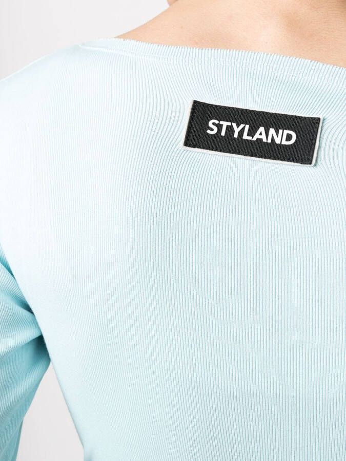 STYLAND Cropped top Blauw