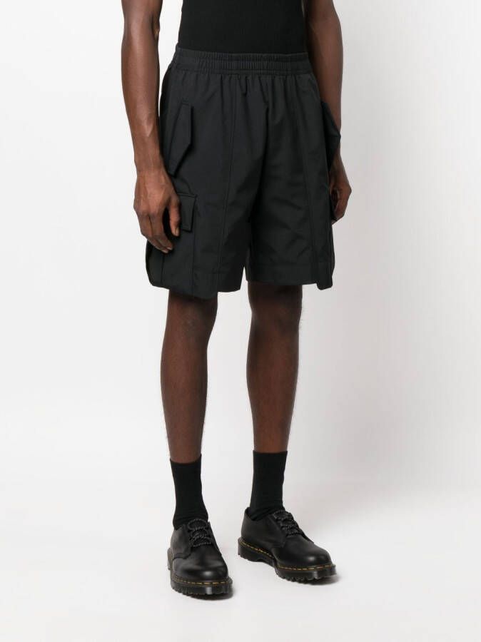 STYLAND Shorts met elastische tailleband Zwart
