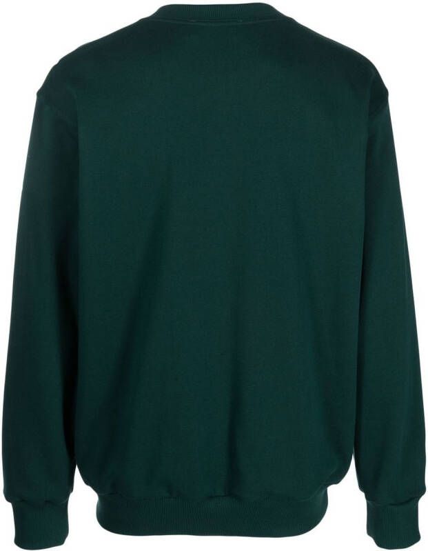 STYLAND x notRainProof sweater met ronde hals Groen