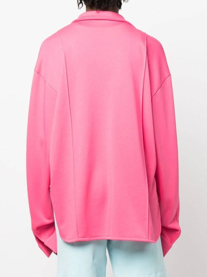STYLAND Oversized shirtjack Roze