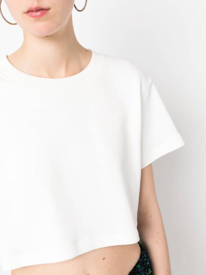 STYLAND Cropped T-shirt Wit