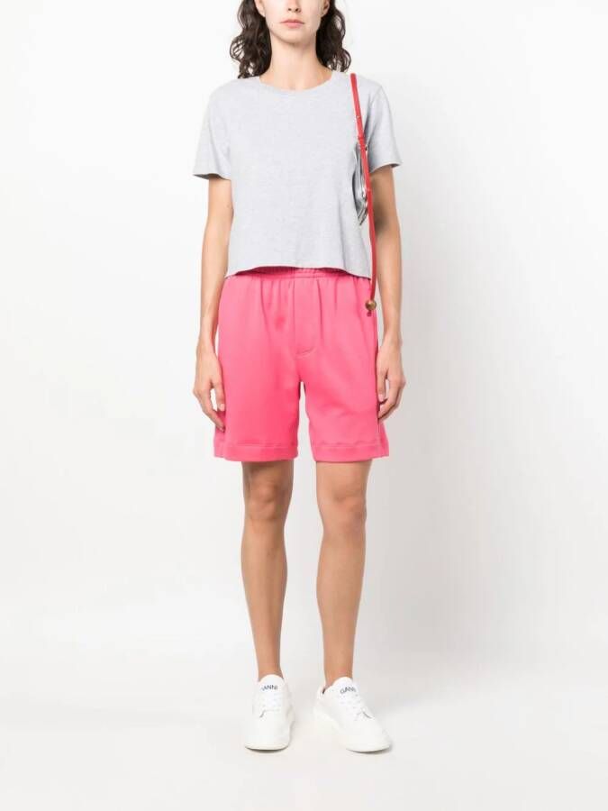 STYLAND Shorts met elastische taille Roze