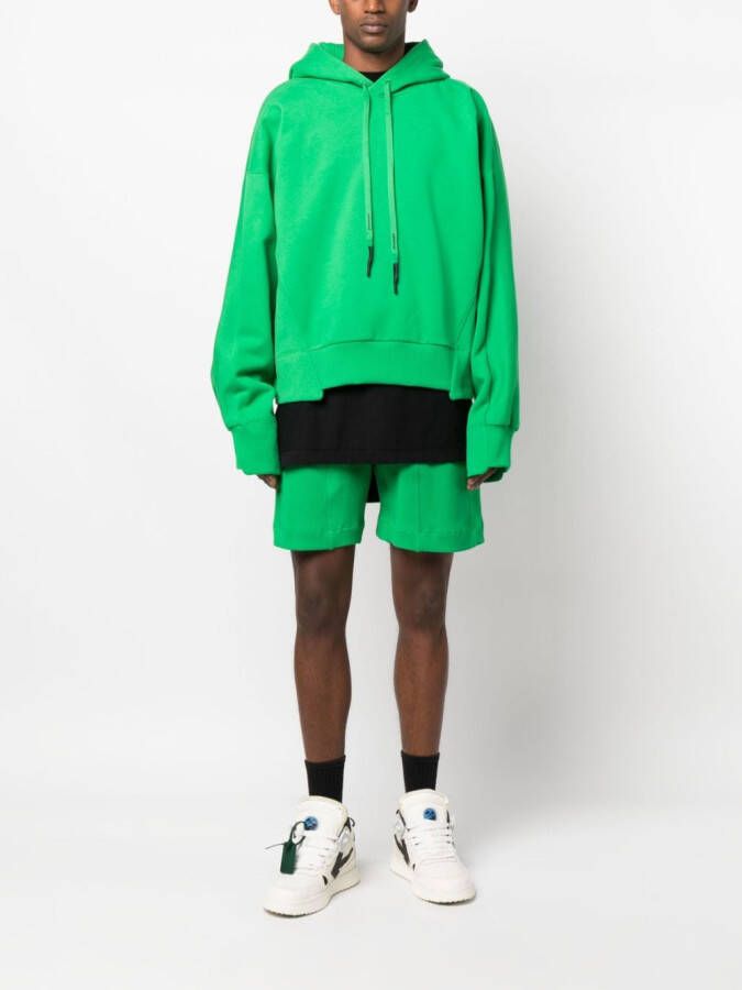 STYLAND Shorts met trekkoord Groen