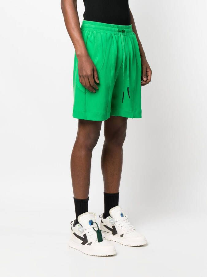 STYLAND Shorts met trekkoord Groen